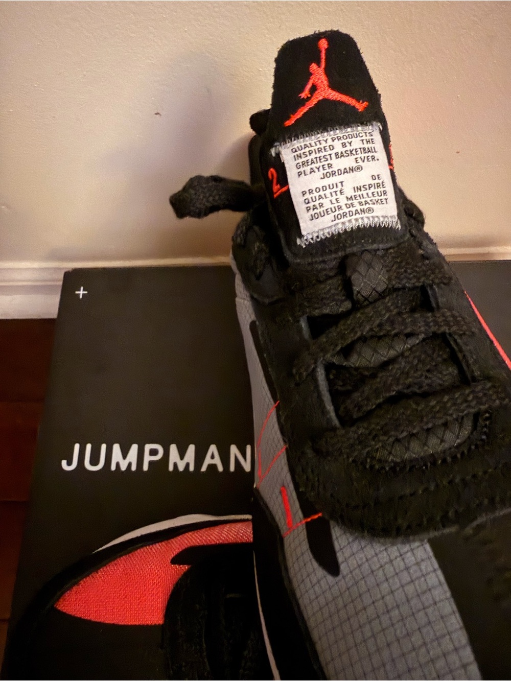 Jordan Granville Pro Cool Grey/Infrared 23 Men’s 9.5 NEW w/ Box - Picture 7 of 9